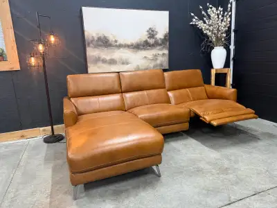 leather sectional , View more