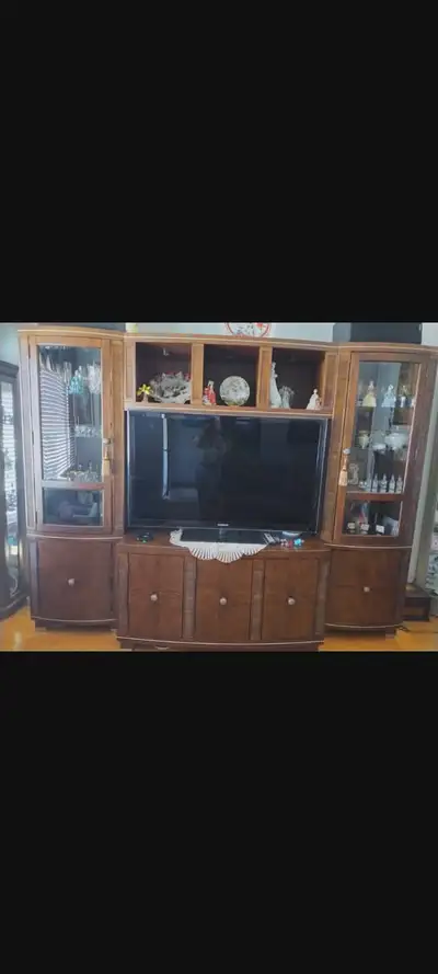 Wall unit and couches, View more