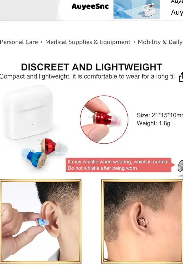 HEARING AIDS INVISIBLE ADVANCED FOR CLEAN SOUND NEW64551239911298121