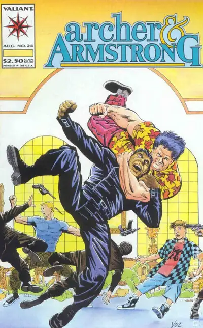 Archer & Armstrong comic # 24 (missing corner of back cover, 1994) was $ 2.00, now $ 1.00