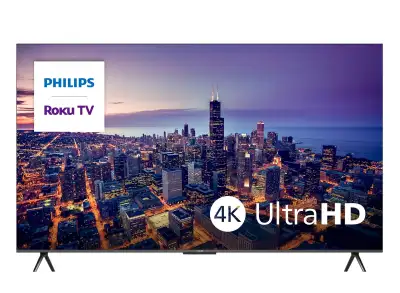Philips 85" 4K Ultra HD (2160p) Roku Smart LED TV, HDR10 (85PUL6, View more