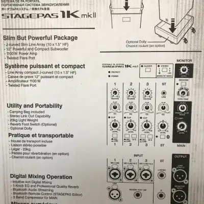 SYSTÈME DE SON YAMAHA Stagepas 1K MK2, View more