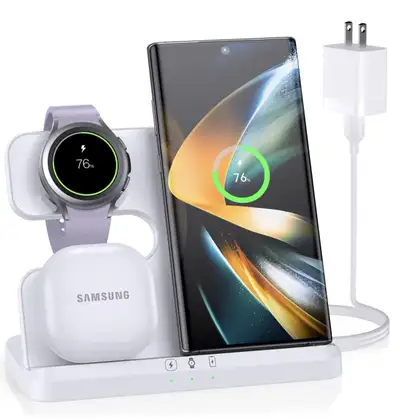 ZUBARR Wireless Charging Station for Samsung 3 in 1 , View more