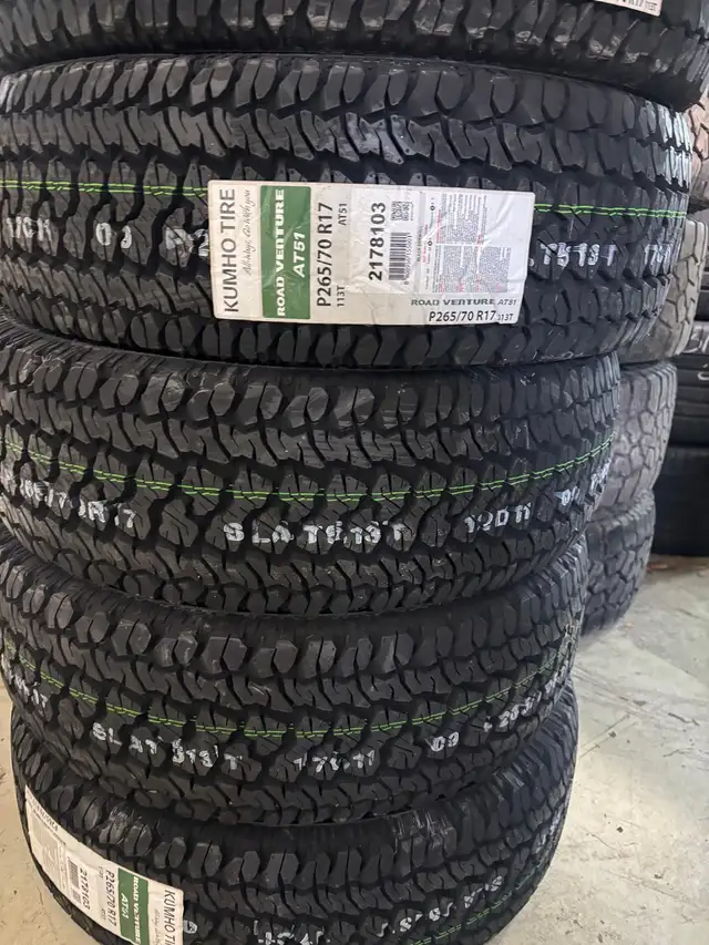 NEW 265/70/R17 Kumho A/T– RAM/F150/Expedition/Sierra/Silverado in Tires & Rims in Oakville / Halton Region - Image 2