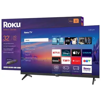Smart Roku TV -32” Select Series HD - NEW IN BOX, View more