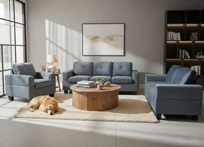 Three-Piece Sofa Set, View more