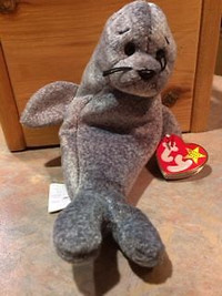 Ty Beanie Baby - Slippery the Seal