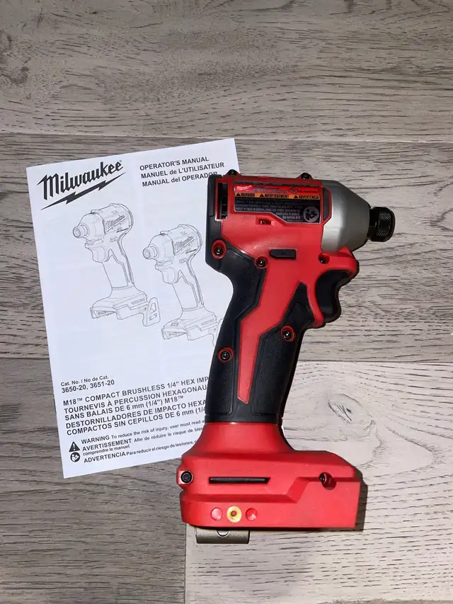Milwaukee 1/4” brushless compact impact driver64230804652161121