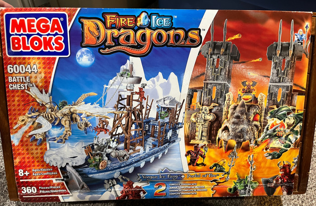Mega Bloks Fire Ice Dragons Battle Chest. in Arts & Collectibles in Mississauga / Peel Region