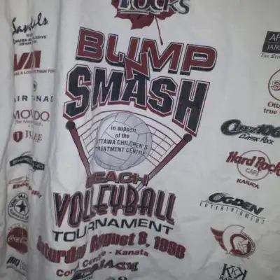 Hard Rock Kanata, 1996 Volleyball T Shirt xl, View more