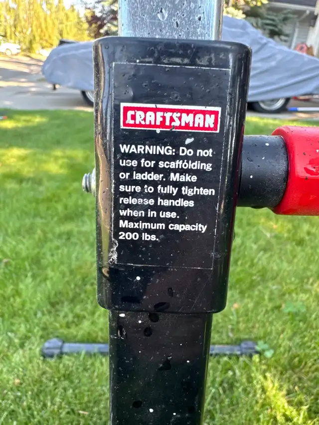 Craftsman Roller Stand - Table Saw - Adjustable in Power Tools in Calgary - Image 3