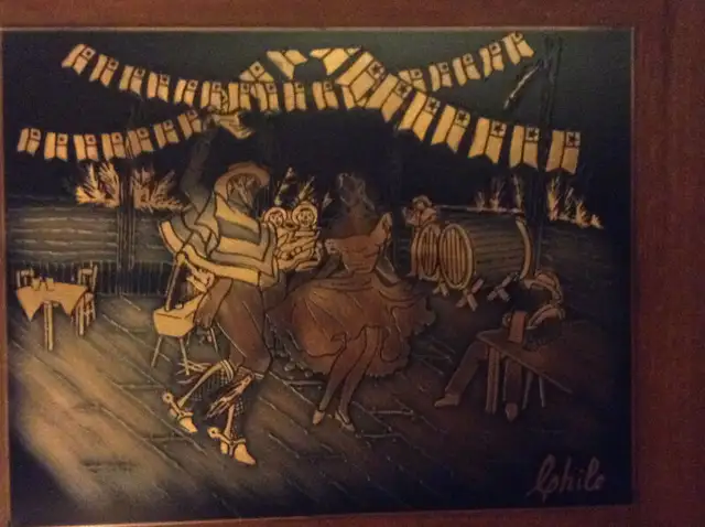 Copper Art in Wood Frame in Arts & Collectibles in Vancouver - Image 3