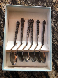 Antique Silver Tea Spoons (Norway)