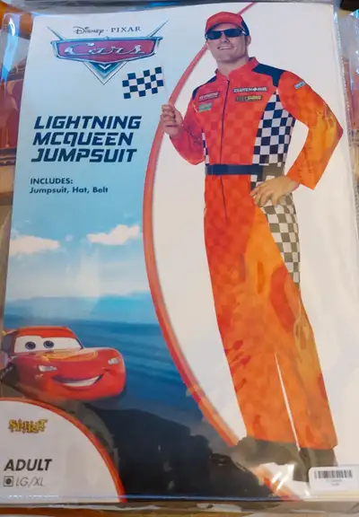 ADULT LIGHTNING MCQUEEN COSTUME, View more
