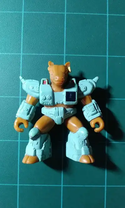 Vintage Battle Beasts Takara #33 Major Moose Hasbro 1986 Plastic Toy Action Figure. Lots Of Playwear...