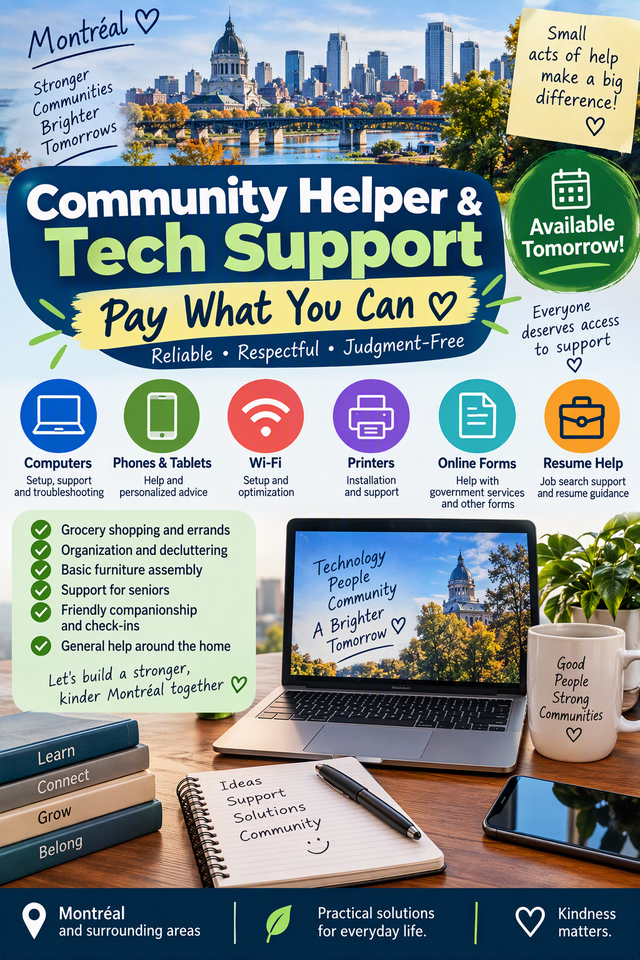 Community Helper & Technology Support596881627383736324