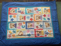 Baby quilt and blankets 