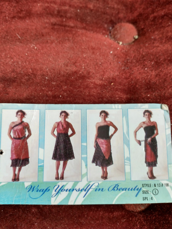 A lovely Wrap around skirt or dress for sale in Women's - Dresses & Skirts in Cape Breton - Image 2