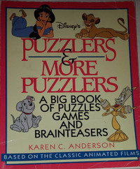 Puzzlers & More Puzzlers - Games & Brainteasers Hard Cover Book