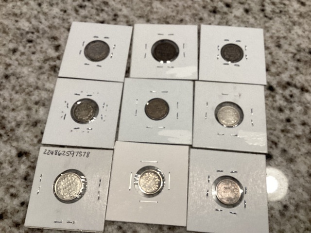 41 Five Cent Canadian Silver Coins No Duplicates in Arts & Collectibles in Saint John - Image 4