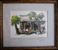 A Beautiful Jake Lee Watercolour On Paper Signed And Titled