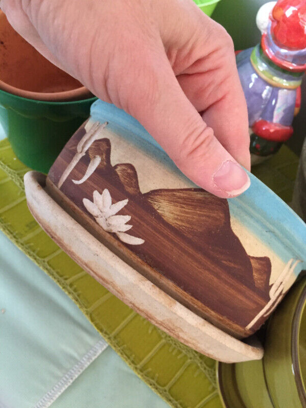 Lot of 21 SmallMedium CeramicPlasticWood Planter Pots Outdoor