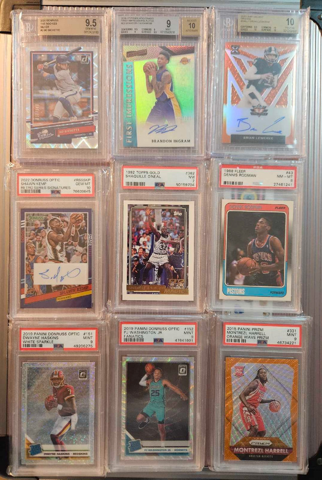 HGA 9.5 PANINI SELECT ROOKIE JERSEY AUTO PRECIOUS ACHIUWA in Arts & Collectibles in Markham / York Region - Image 3