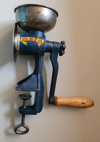 Antique Rare MEFA CastIron Manual Hand Crank Coffee Grinder Mill