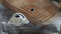 Aura 2 Ft. - Transition Strip for Deck and Balcony Tile - Walnut