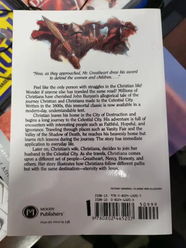 Pilgrim's Progress, John Bunyan, Trade Paper, only $6 in Fiction in Ottawa - Image 3