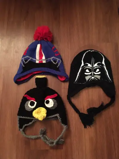 3 x boys tuques, View more