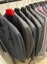 Assorted Suits and Dress Shirts 