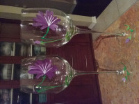 Mouthblown Wine Glasses Hand Made in Romania - NEW