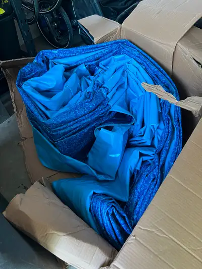 New pool liner still in the box. Ordered but never installed for in-ground kidney shaped pool., Free...