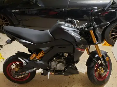 2021 Kawasaki Z125 Runs great, great on fuel, fun bike to ride Upgraded parts; Exhaust Rear shock Ad...