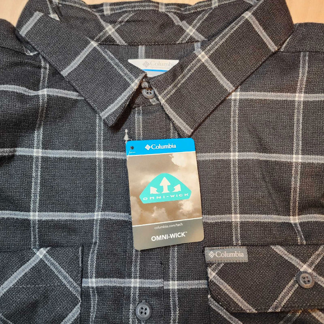 Columbia size 2X outdoor elements stretch flannel men's  in Men's in Prince George - Image 3
