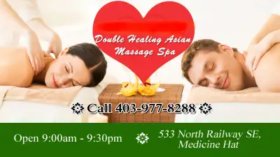 Double Healing Asian Massage Spa 403-977-8288, View more