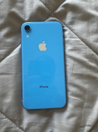 iPhone XR with cover.  No scratch.