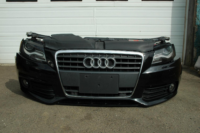 Audi A4 (B8) (Typ 8k) Hid Front End Nosecut Black (2009-2012) in Auto Body Parts in Calgary - Image 2