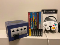 Nintendo GameCube console, 7 games, 4 controllers and more