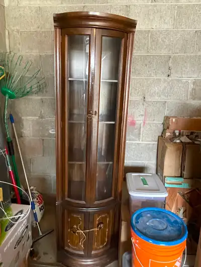 Tall wooden cabinet, View more