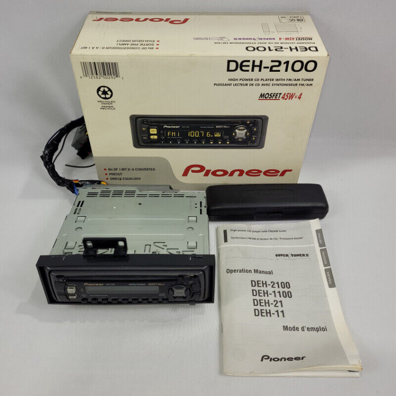 Pioneer DEH2100 CD Player Car Stereo General Electronics Winnipeg