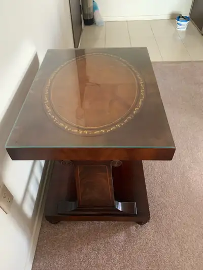 Traditional Wood End Table, View more