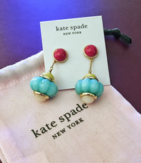 Brand New Kate Spade Earrings - Colourful Design - Great gift!
