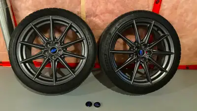 2 spare Rims with Pilot Sport 4S tires. 225/40/18 Just Under 6/32 nds of tread depth