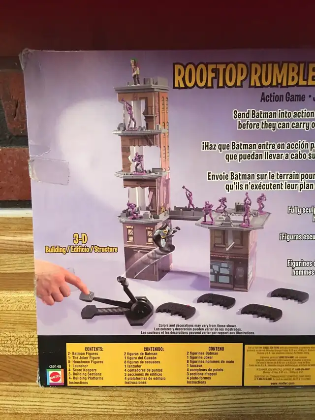 TOY GAME-THE BATMAN-ROOFTOP RUMBLE-NEW in Toys & Games in City of Toronto - Image 6