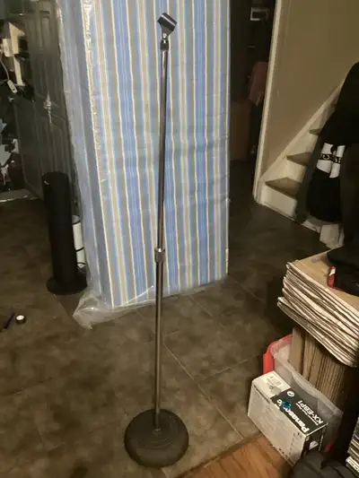 ATLAS SOUND MICROPHONE STAND CAST IRON BASE, View more