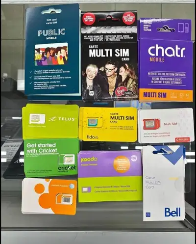 ✅Activation ligne prépayé 27$/mois 60GB donnés + appels illim✅, View more