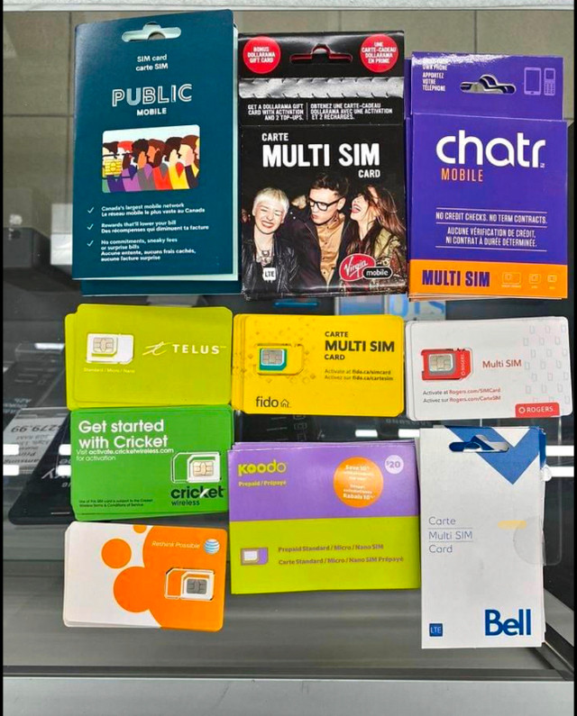 ✅Activation ligne prépayé 27$/mois 60GB donnés + appels illim✅ dans Téléphones cellulaires  à Laval/Rive Nord