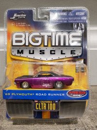 1:64 Jada Bigtime Muscle 1969 Plymouth Road Runner Purple